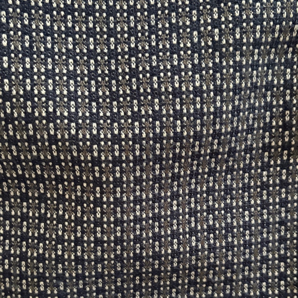 LOFT Navy Textured Mini Skirt - Picture 3 of 5